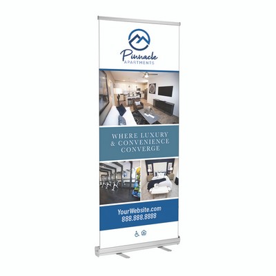 Economy Retractable Banner Stand